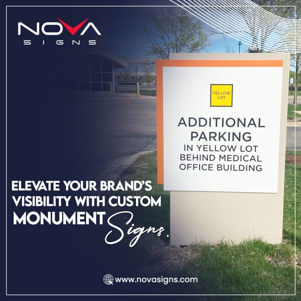 Custom monument sign – Durable, high-visibility outdoor signage for businesses, medical offices, and commercial properties.